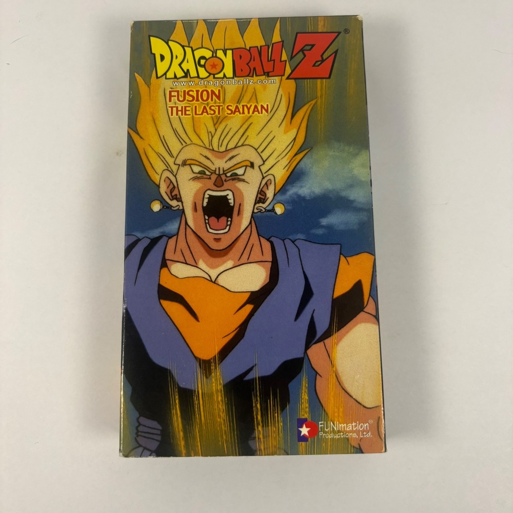 Dragon Ball Z VHS Fusion The Last Saiyan OS Black Anime Funimation FN-03603